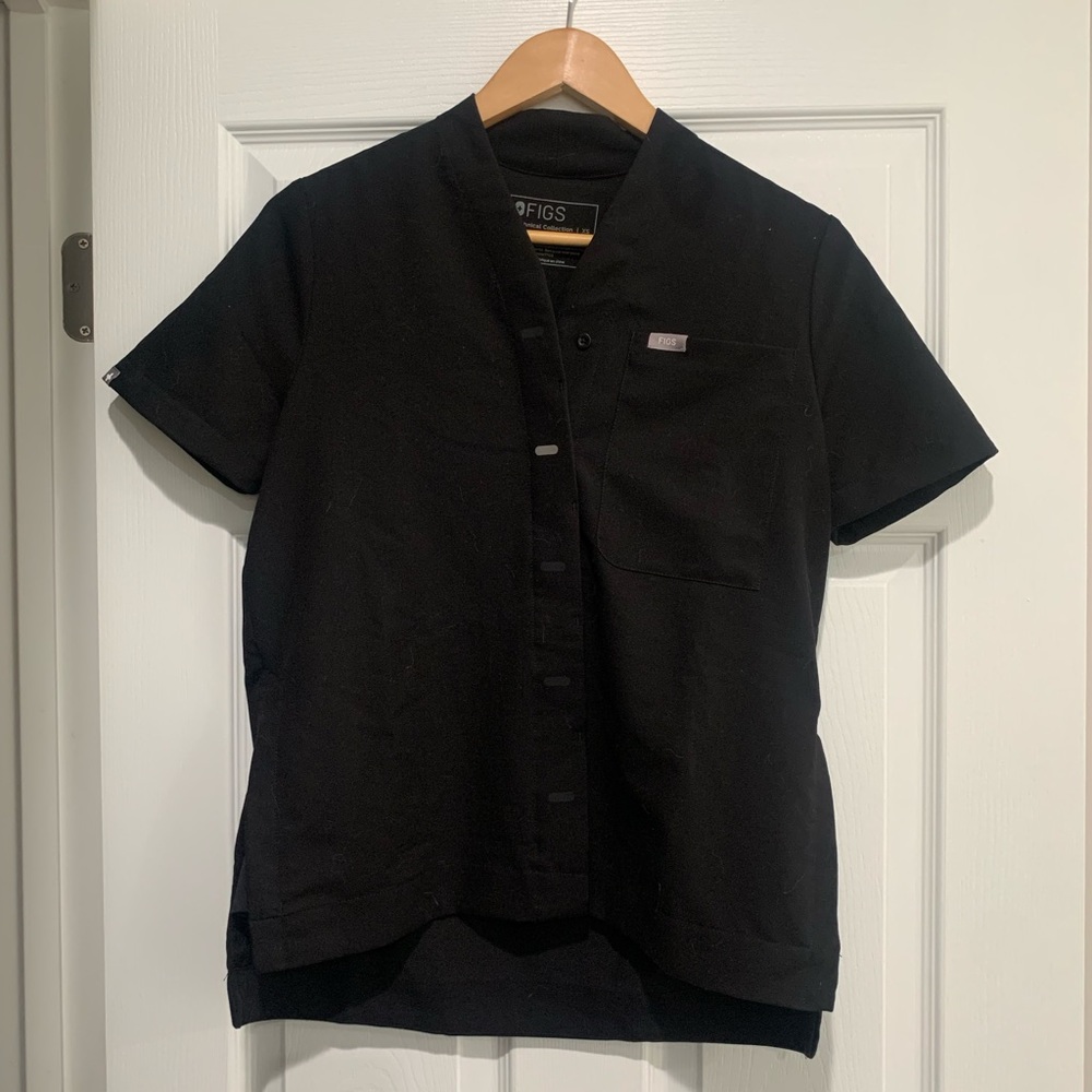 FIGS Black XS limited edition top